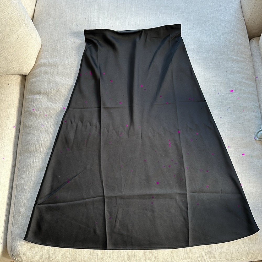 Jcrew Gwenyth slip skirt in XS black